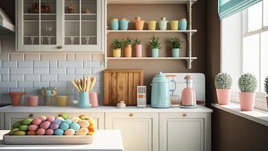 illustration Color Schemes for Living Room Kitchen Combo (Freepik)