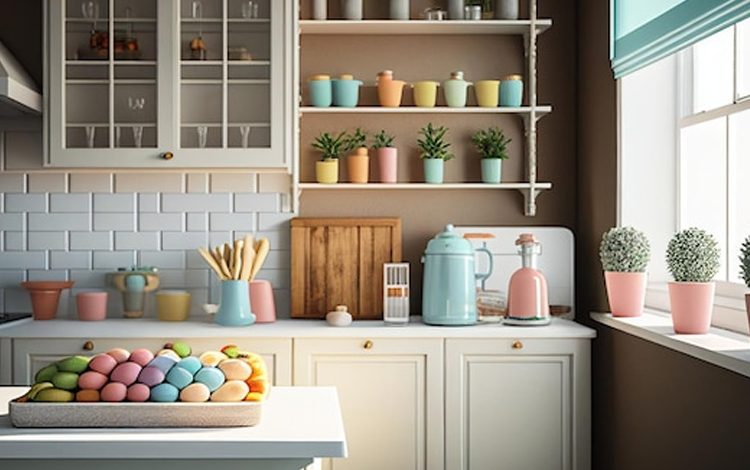 illustration Color Schemes for Living Room Kitchen Combo (Freepik)